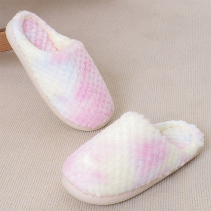 Plus Size Tie Dye Slippers - Pink - US 10-11 - image 10