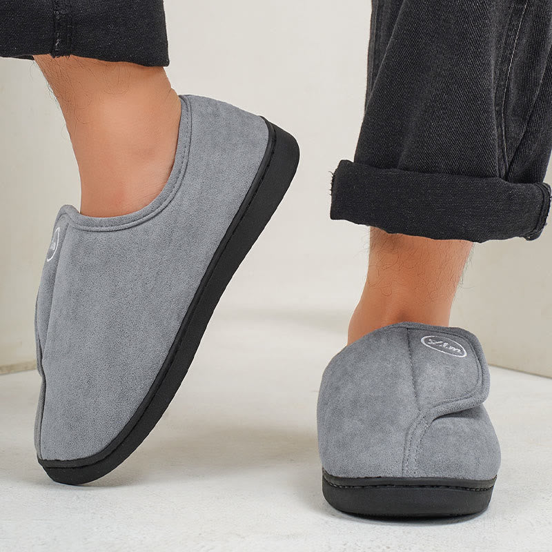 Plus Size Solid Color Thick Sole Slipper Socks - image 5