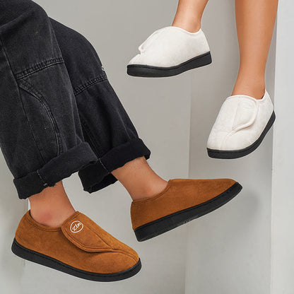 Plus Size Solid Color Thick Sole Slipper Socks - image 6