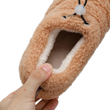 Plus Size Drawstring Design Slipper Socks - image 6