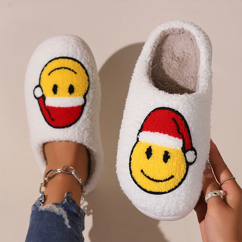 Plus Size Smiley Face Slippers - image 4