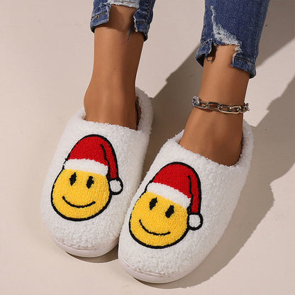 Plus Size Smiley Face Slippers - image 3