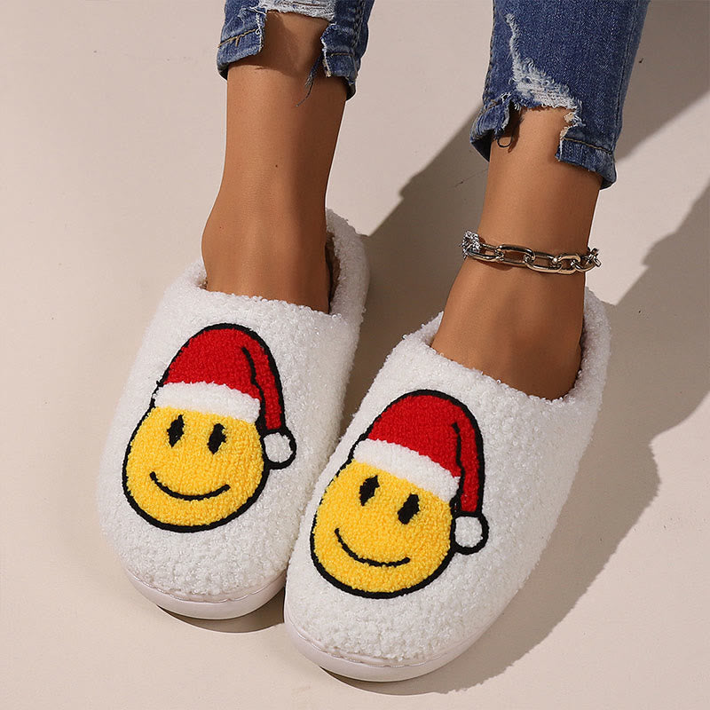 Plus Size Smiley Face Slippers - image 2