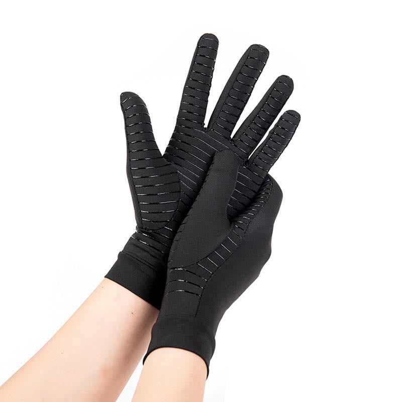 Black Compression Cycling Gloves - Normal - XL - image 0