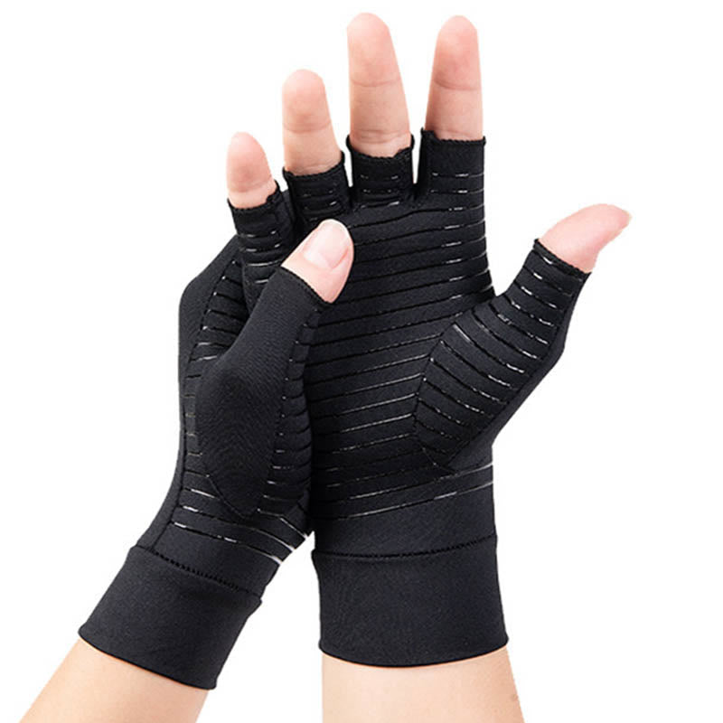 Fingerless Copper Compression Gloves - image 0