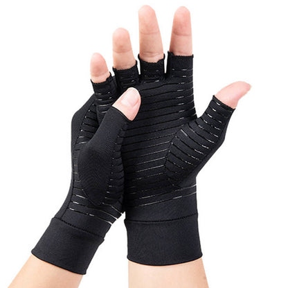 Fingerless Copper Compression Gloves - image 0