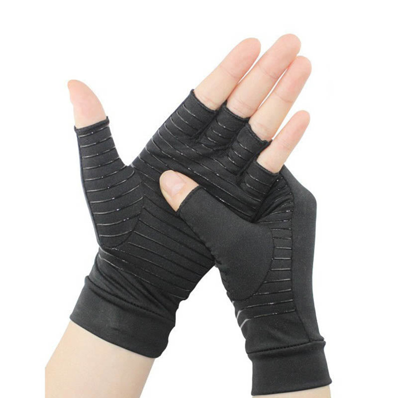 Fingerless Copper Compression Gloves - image 2