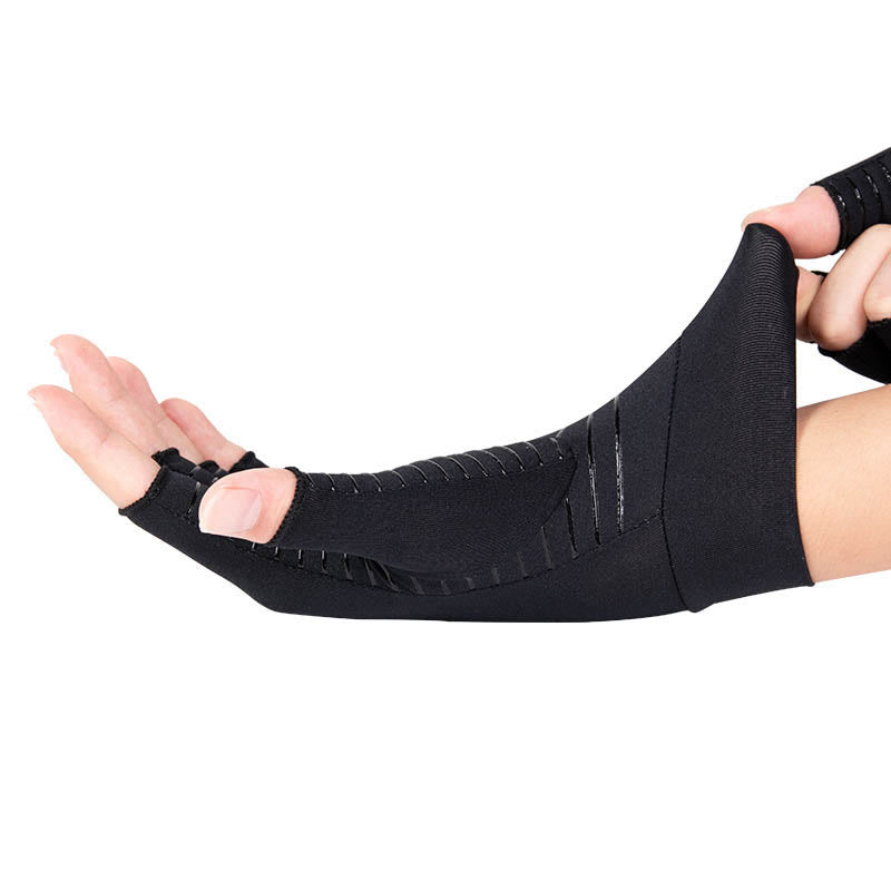 Fingerless Copper Compression Gloves - image 5