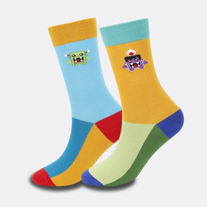 Plus Size Creative Halloween Crew Socks(4 Pairs) - image 7
