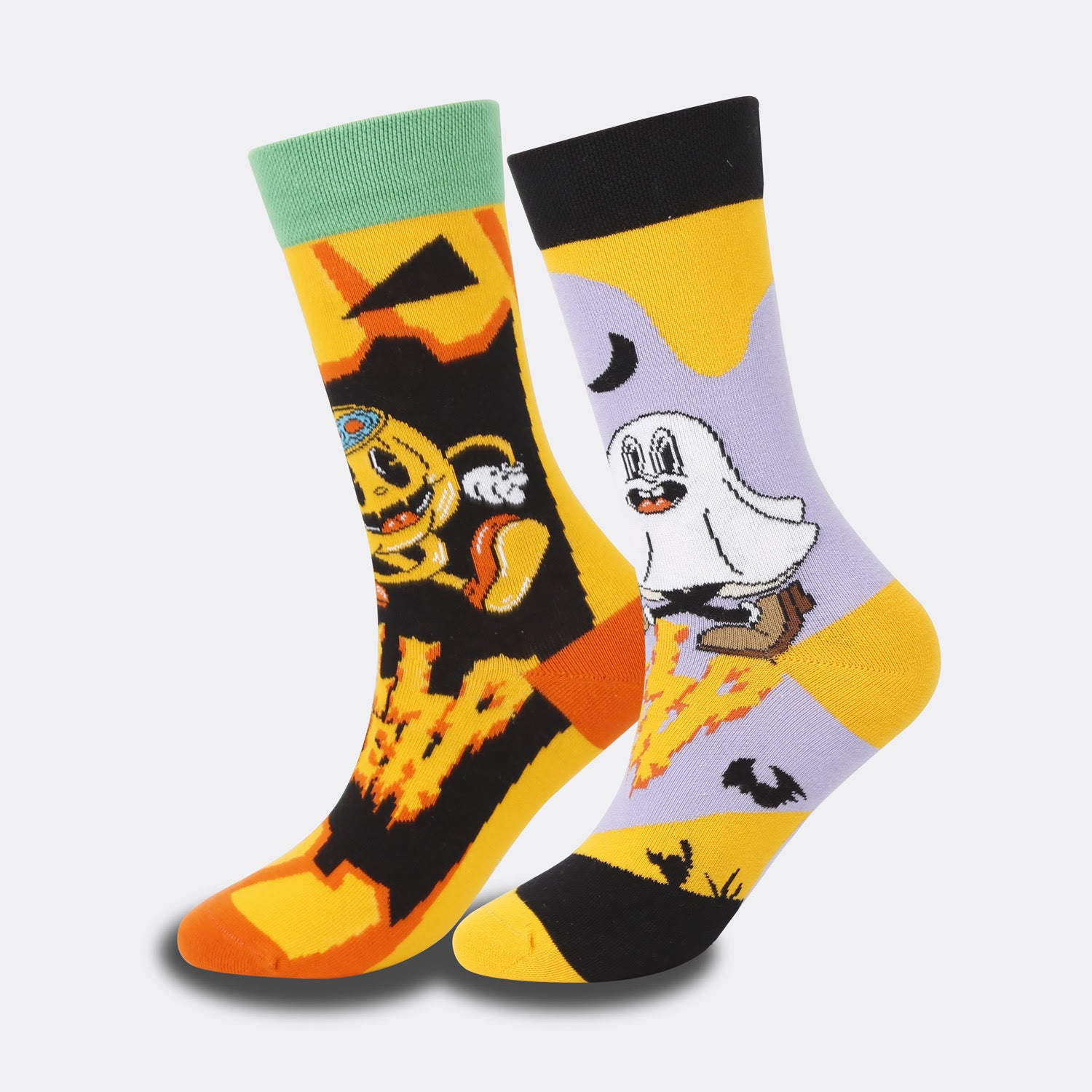 Plus Size Creative Halloween Crew Socks(4 Pairs) - image 5