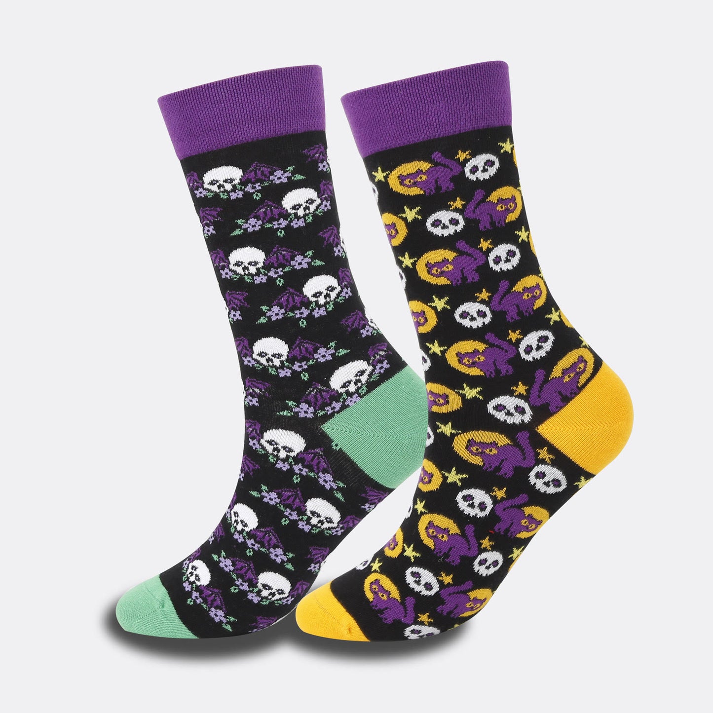 Plus Size Creative Halloween Crew Socks(4 Pairs) - image 6