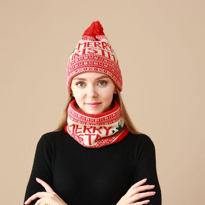 Christmas Beanie Scarf 2 in 1 Set - image 1