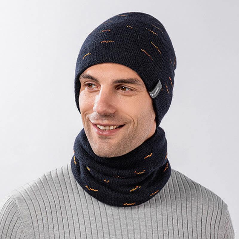 Fashion Warm Beanie Scarf 2 In 1 Set