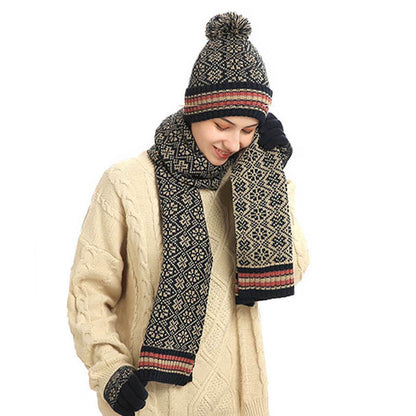 Touch Screen Gloves Beanie Scarf 3 In 1 Set - image 9