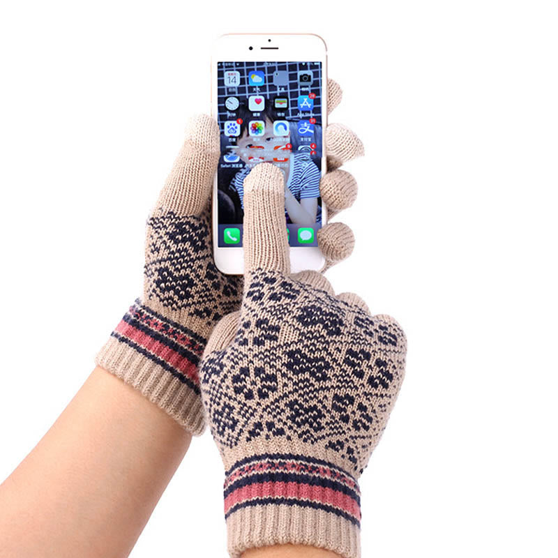 Touch Screen Gloves Beanie Scarf 3 In 1 Set - image 2