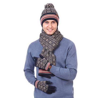 Touch Screen Gloves Beanie Scarf 3 In 1 Set - image 3