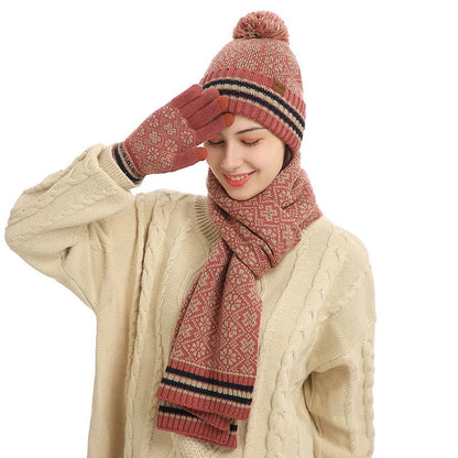 Touch Screen Gloves Beanie Scarf 3 In 1 Set - image 13