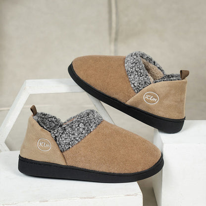 Plus Size Thicken Slippers - Brown - US 13-14 - image 6