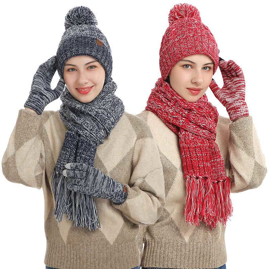 Classic Matching Gloves Beanie Scarf 3 In 1 Set - image 0