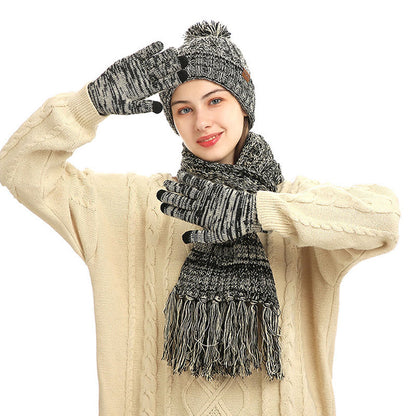 Classic Matching Gloves Beanie Scarf 3 In 1 Set - image 2