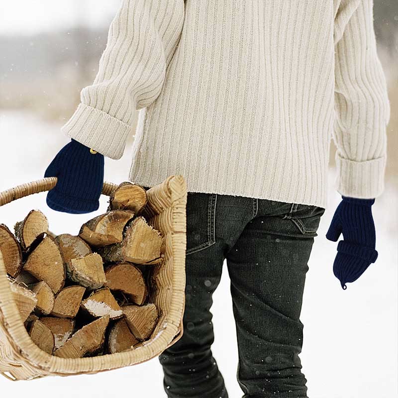 Winter Warm Knitted Fingerless Gloves - image 2