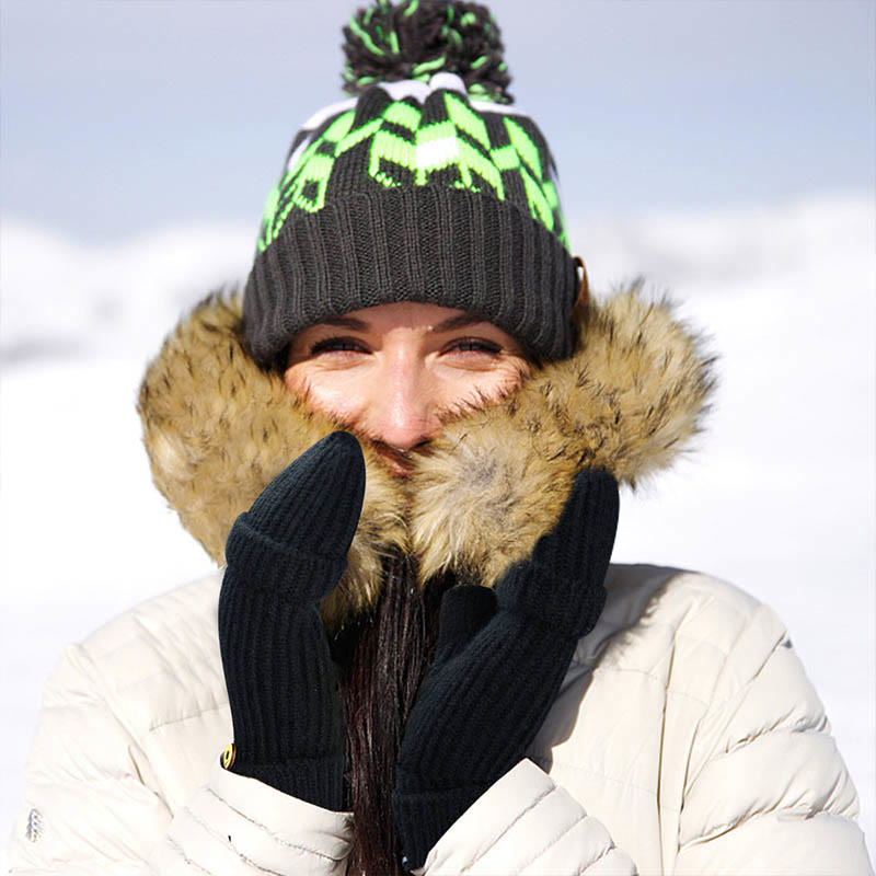 Winter Warm Knitted Fingerless Gloves - image 0