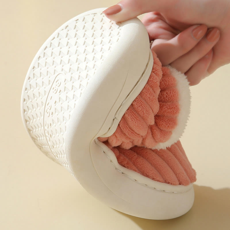 Plus Size Fur Lined House Slippers - image 4