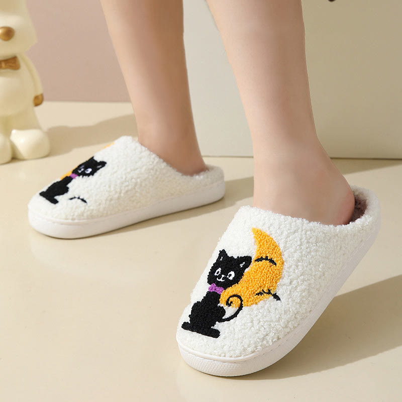 Plus Size Moon Cat Slippers - image 1