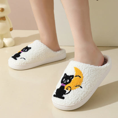 Plus Size Moon Cat Slippers - image 0
