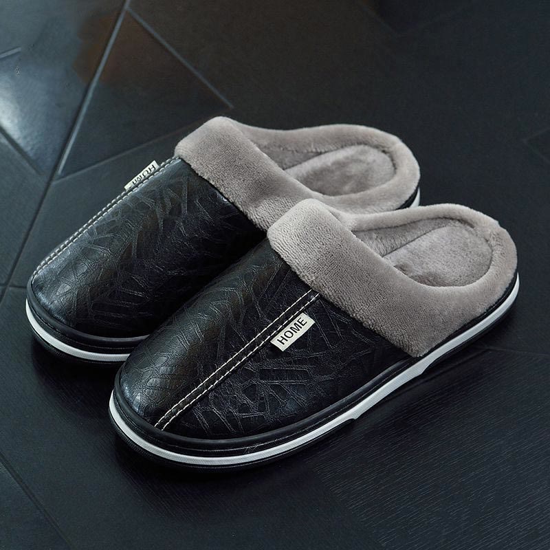 Plus Size Fashion Home Slippers - Black - EU50-51(US14-15) - image 5