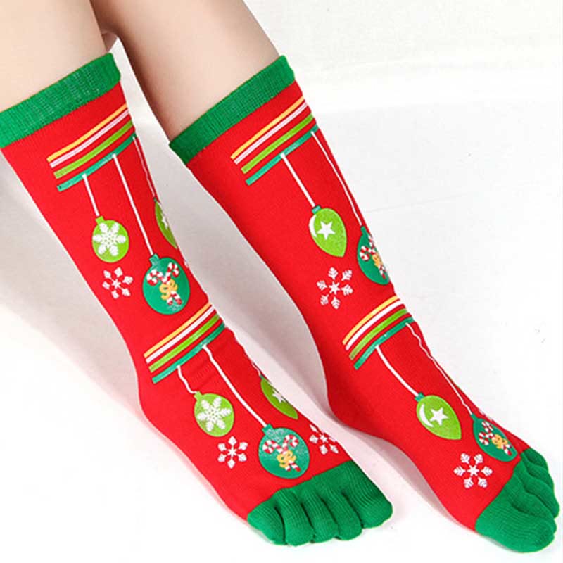 Plus Size Christmas Alignment Crew Socks(2 Pairs) - image 4