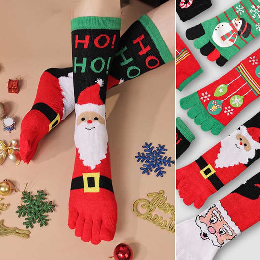 Plus Size Christmas Alignment Crew Socks(2 Pairs)