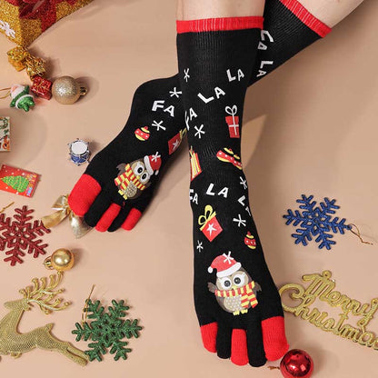 Plus Size Christmas Alignment Crew Socks(2 Pairs) - D - EU39-44(US6-10) - image 12