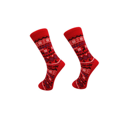 Plus Size Christmas Fashion Quarter Socks(6 Pairs) - image 3