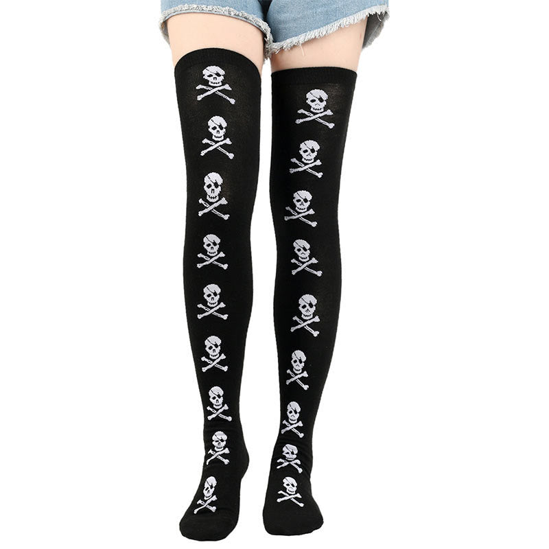 Halloween Thigh High Knee Socks(6 Pairs) - image 1