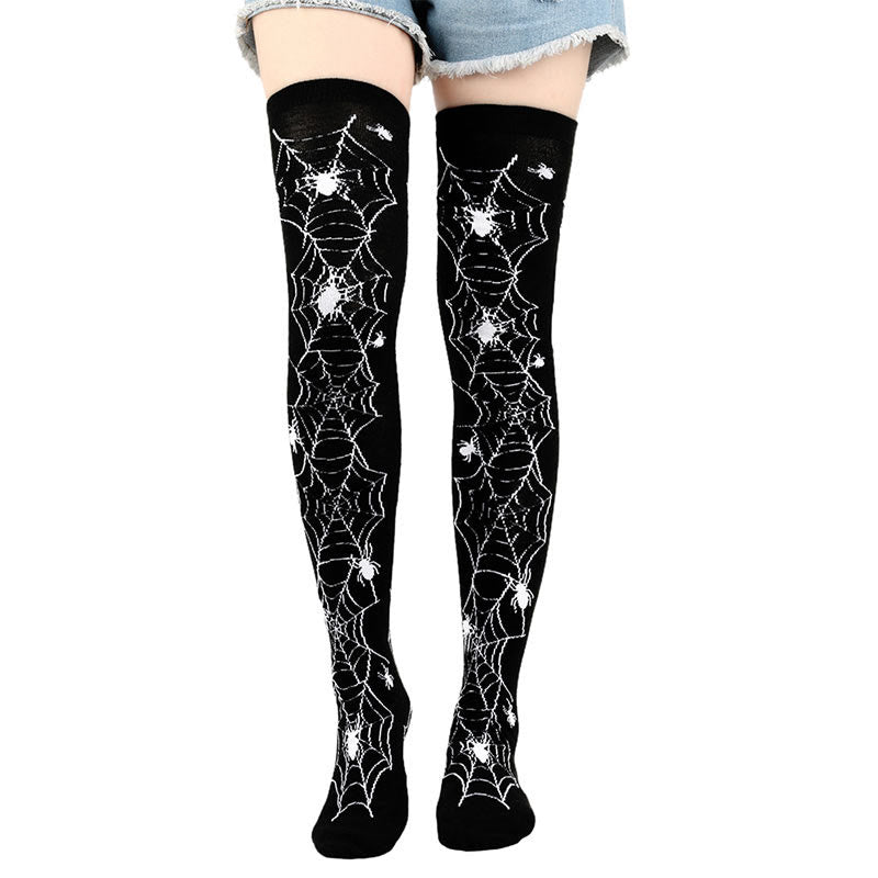 Halloween Thigh High Knee Socks(6 Pairs) - image 3