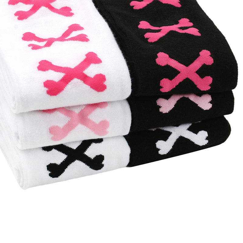 Halloween Bone Thigh High Knee Socks(7 Pairs) - image 9