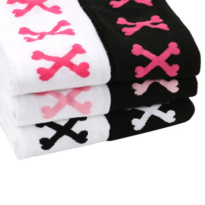 Halloween Bone Thigh High Knee Socks(7 Pairs) - image 9