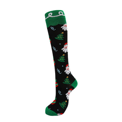 Christmas Cute Pattern Compression Socks(6 Pairs) - image 2