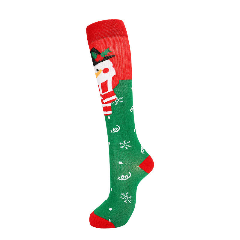 Christmas Cute Pattern Compression Socks(6 Pairs) - image 3