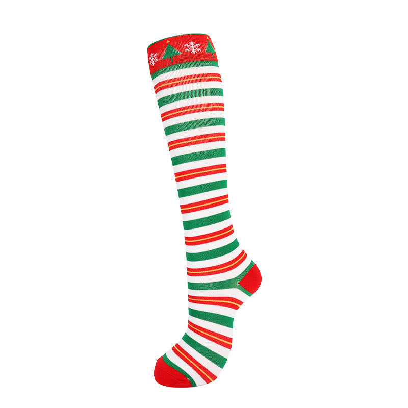 Christmas Cute Pattern Compression Socks(6 Pairs) - image 6