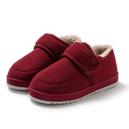 Plus Size Winter Indoor Slippers - Wine - EU44-45(US10-11) - image 11