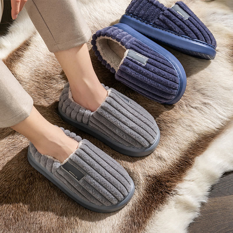 Plus Size Winter Plush Slippers - image 1