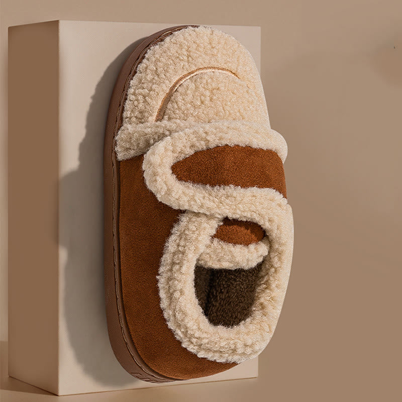 Vintage Velcro Slippers - Brown - EU39-40(US6-7) - image 9