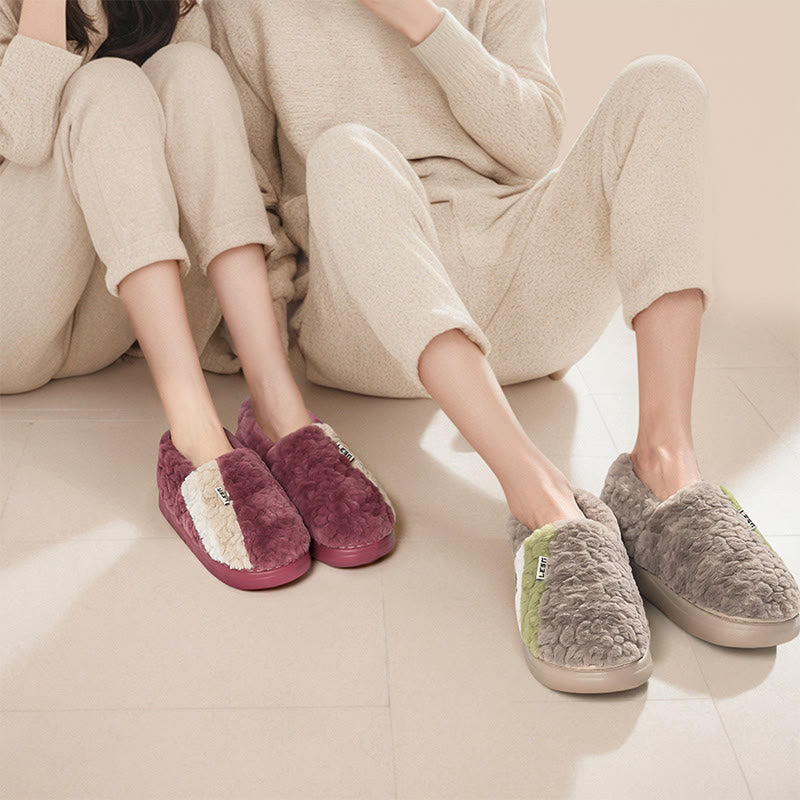 Plus Size Color Matching Slippers - image 0