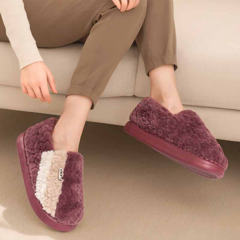 Plus Size Color Matching Slippers - image 2