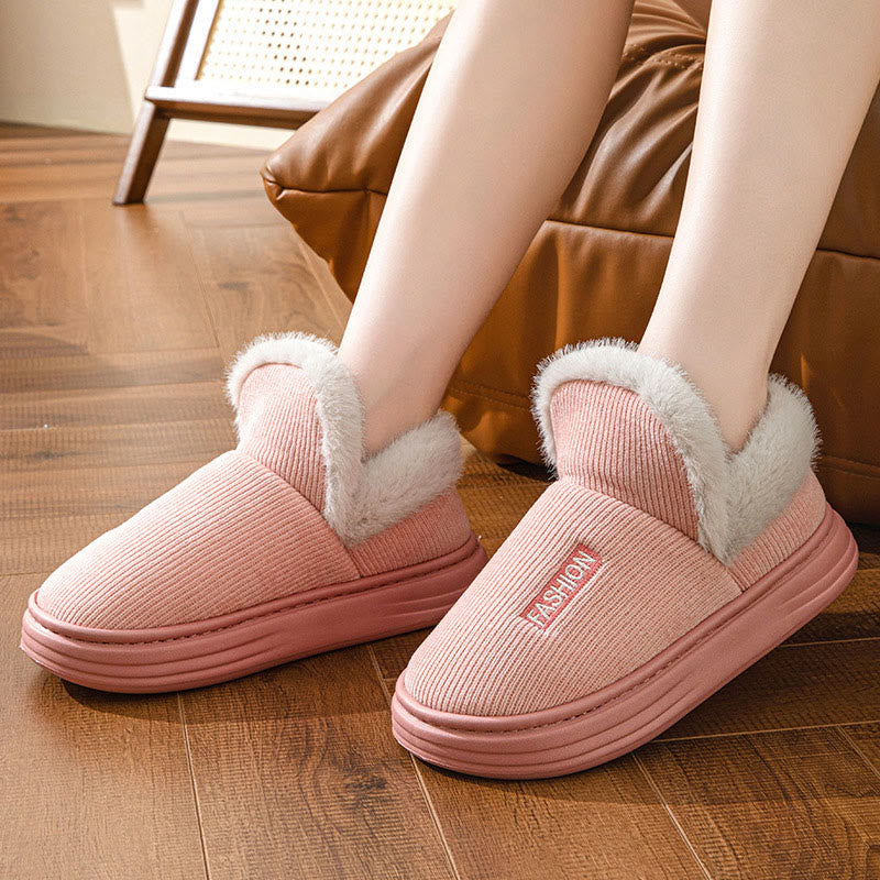Plus Size Skin Friendly Warm Slippers - image 4