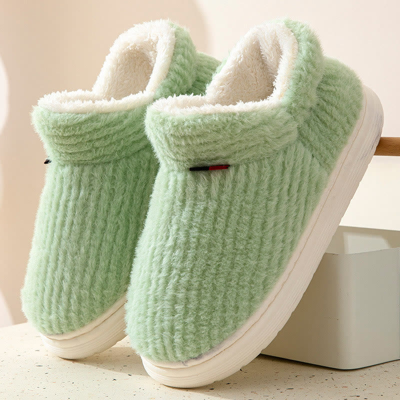 Plus Size Comfortable Candy Color Slippers - Green - EU45-46(US11-12) - image 9