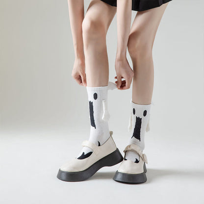 Ghost Magnetic Attraction Quarter Socks(2 Pairs) - image 1