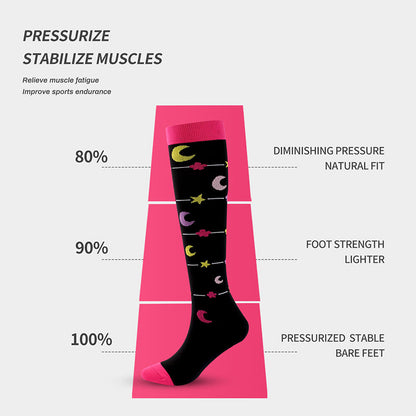 Cute Fashion Sports Compression Socks(7 Pairs)